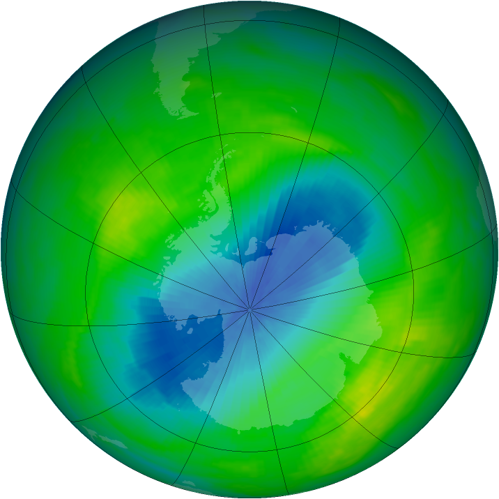 Ozone Map 1982-11-06